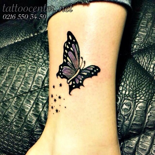 Kelebek Dövmeleri - Butterfly Tattoo
